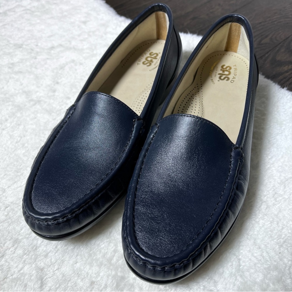 Sas Simplify Slip-On Loafer In Navy Size 11.5 Wide - image 4